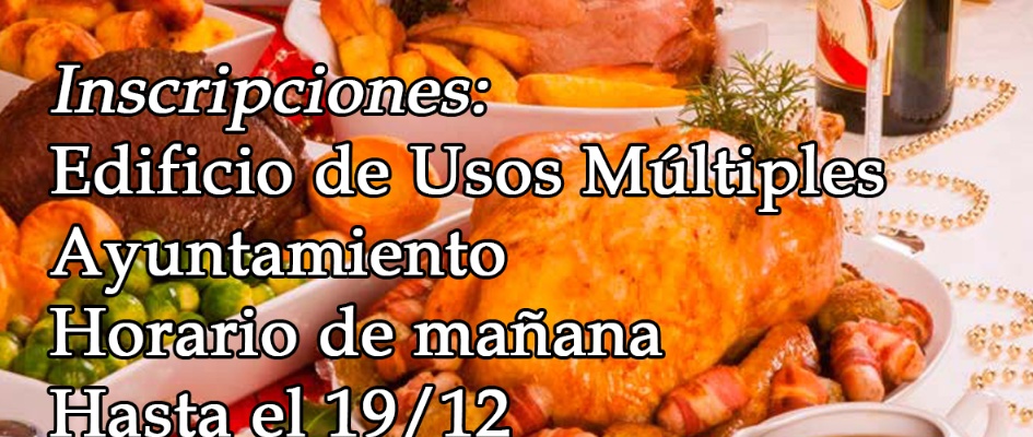 Cartel cena Nochebuena