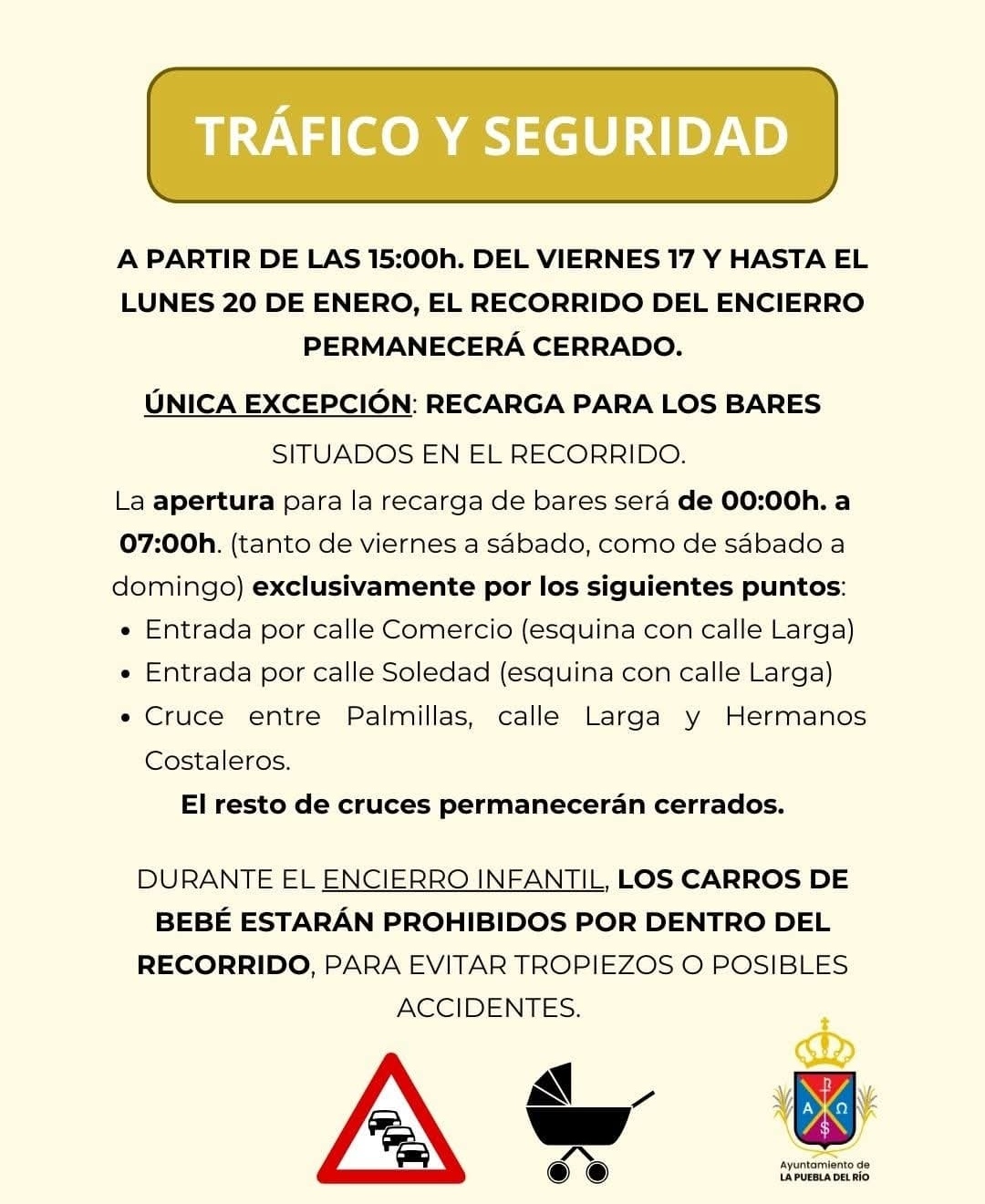 Información de tráfico y seguridad