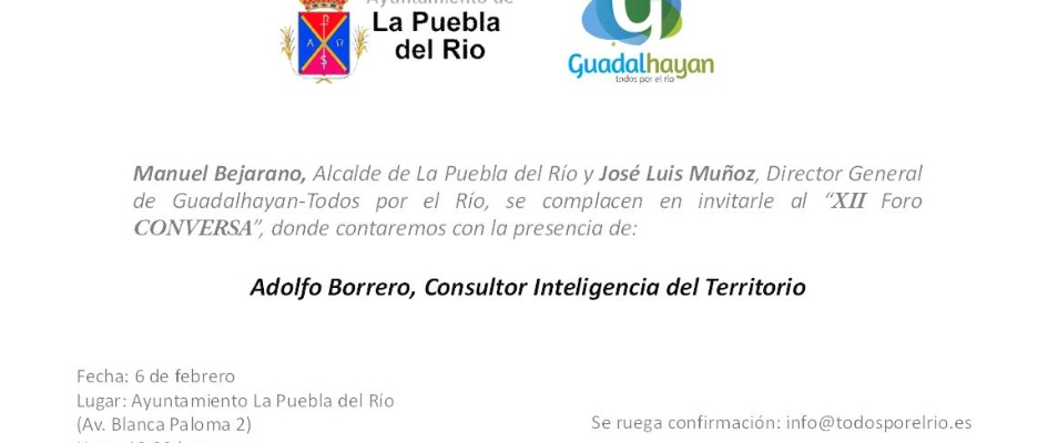 INVITACIÓN  XII FORO CONVERSA
